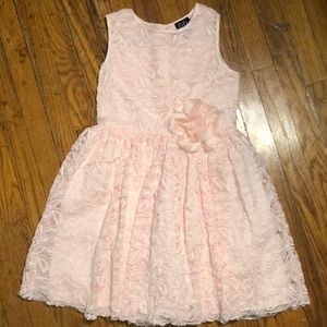 Pink Lilt lace dress with flower